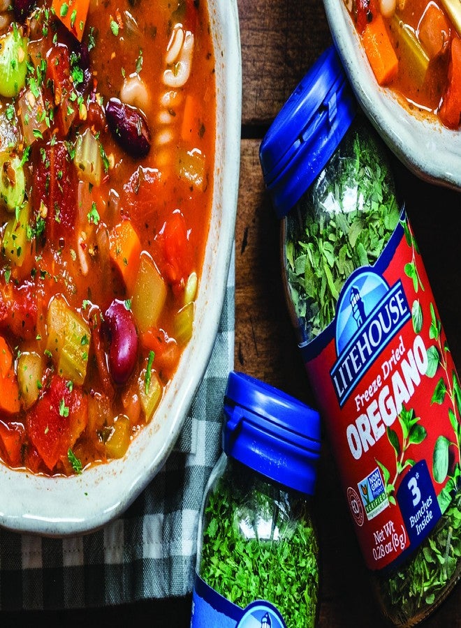 Litehouse Freeze Dried Oregano - Substitute for Fresh Oregano, Jar Equal to 3 Oregano Fresh Bunches, Organic, Oregano Seasoning, Non-GMO, Gluten-Free - 0.28 Ounce - Image 4